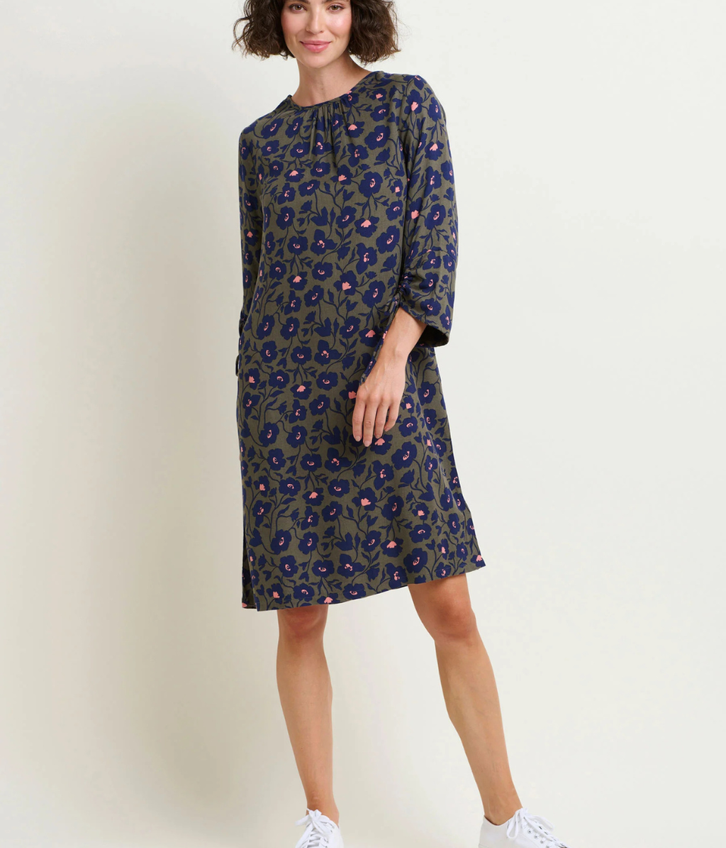 Brakeburn Midnight Bloom Shift Dress