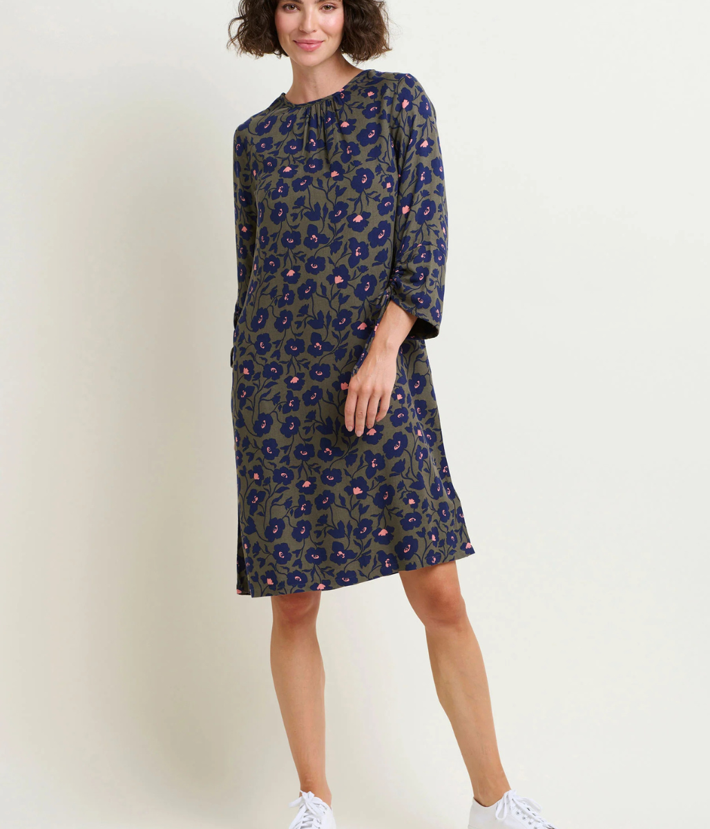 Brakeburn Midnight Bloom Shift Dress