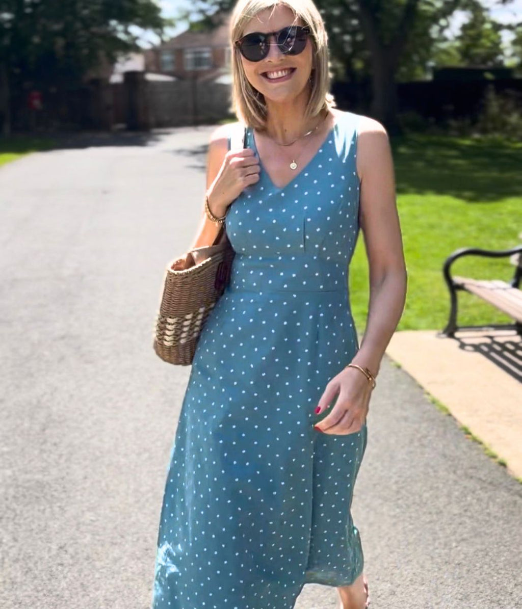 Ex Seasalt Dot Sky Beyond Dress