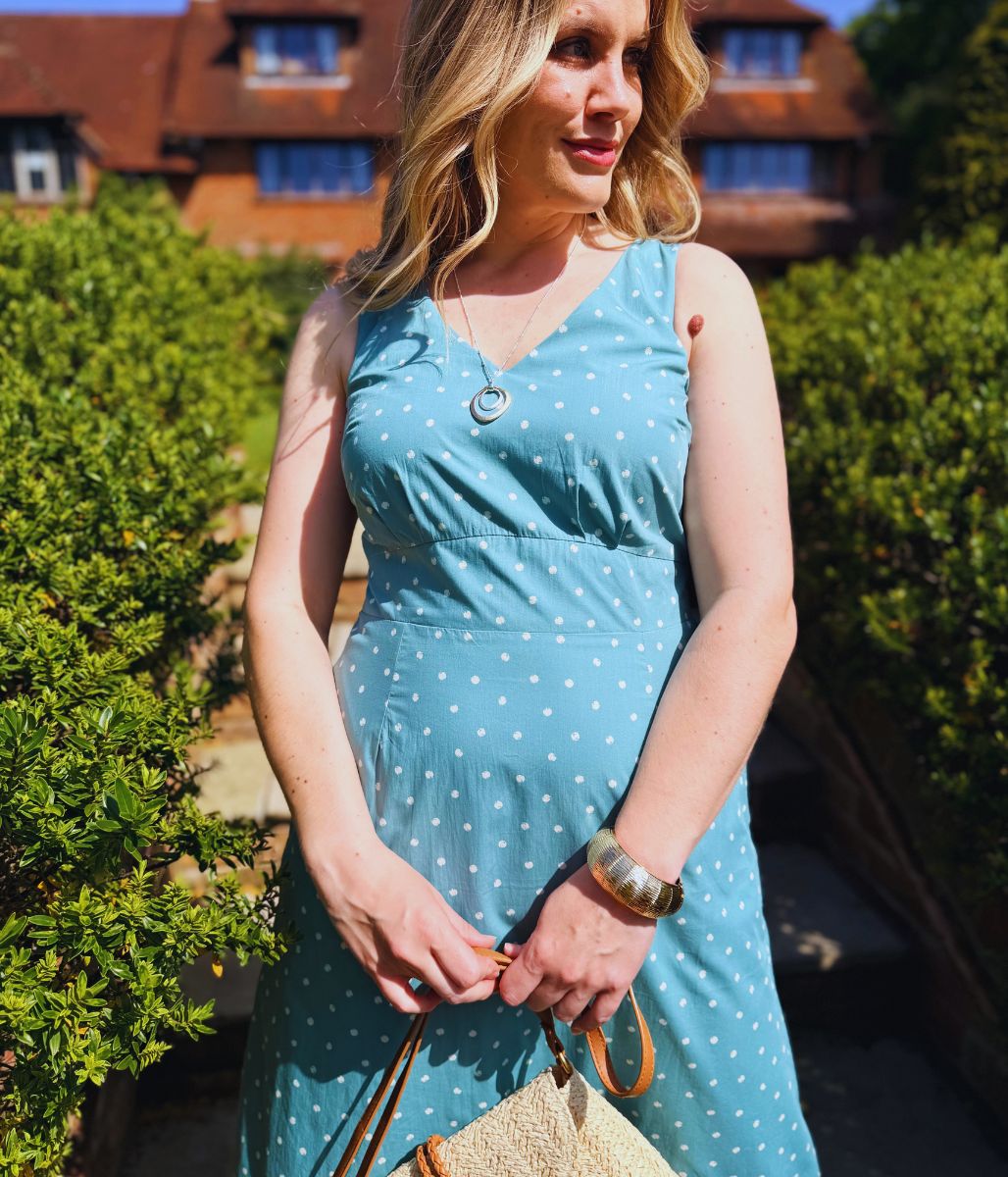 Ex Seasalt Dot Sky Beyond Dress