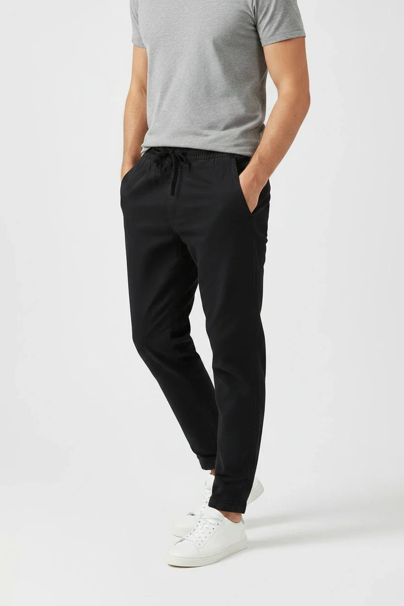 Cotton Ankle Grazer Joggers