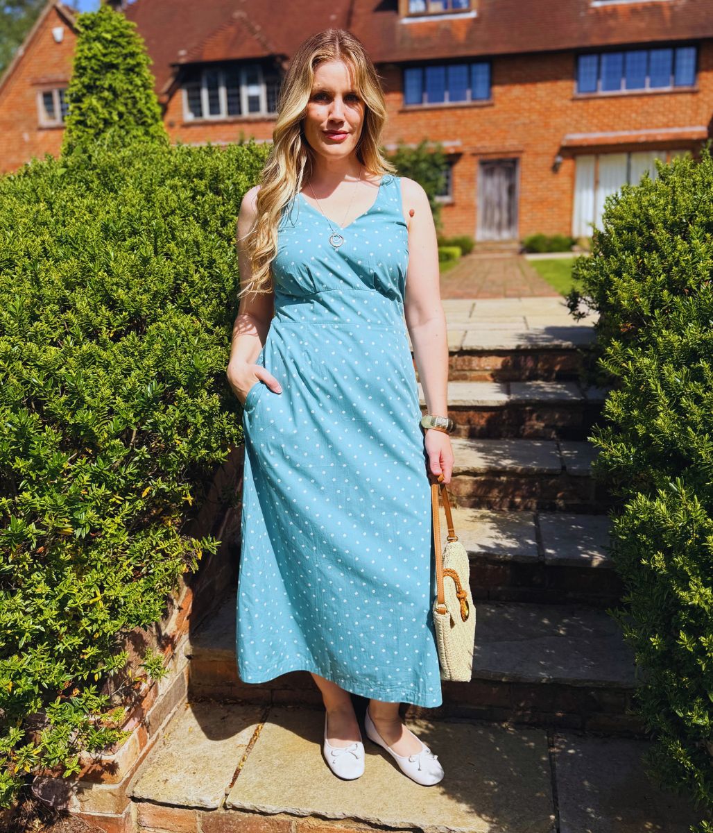 Ex Seasalt Dot Sky Beyond Dress