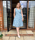 Ex Seasalt Blue Villa Garden Dress