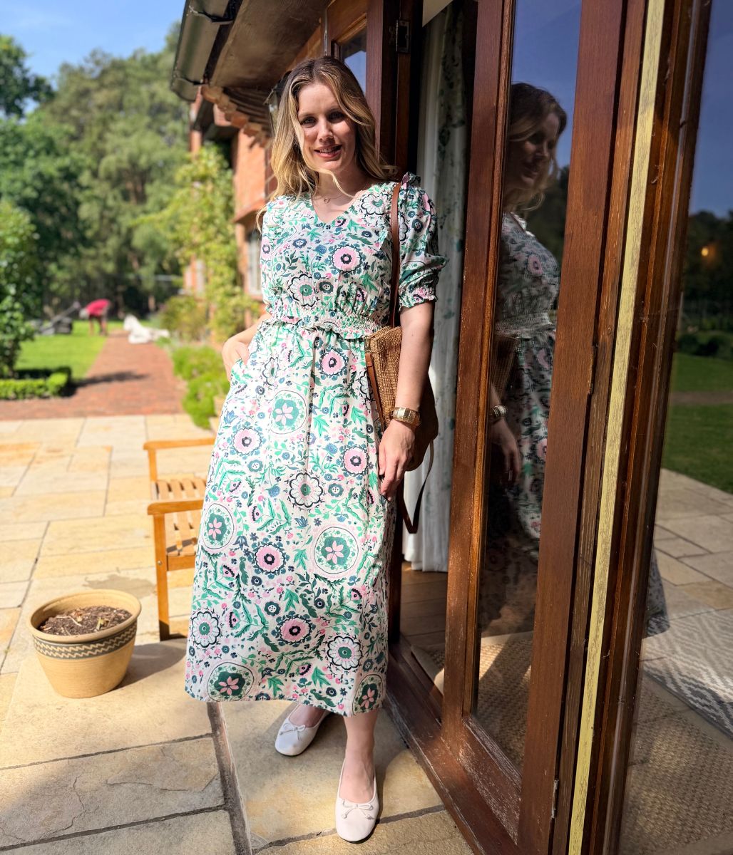 Rosalie Floral Frill Dress