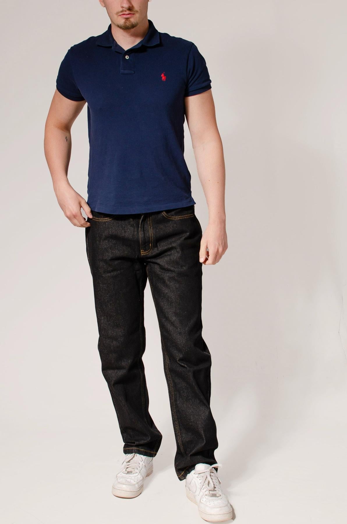Straight Leg Regular Fit Jeans