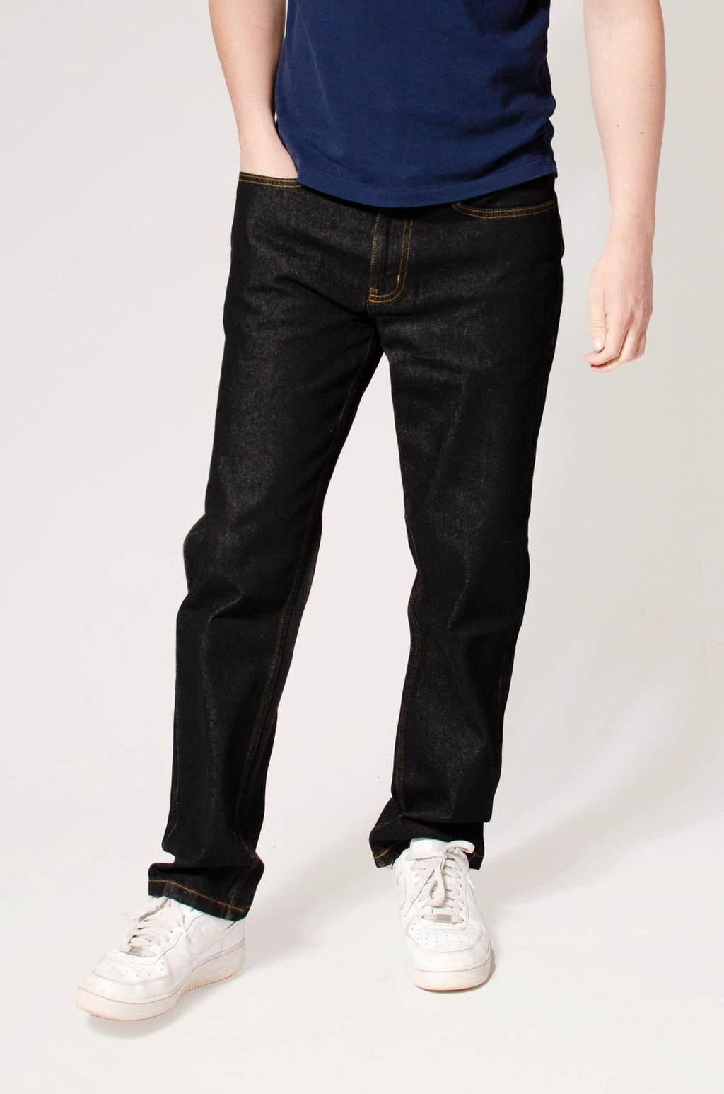 Straight Leg Regular Fit Jeans