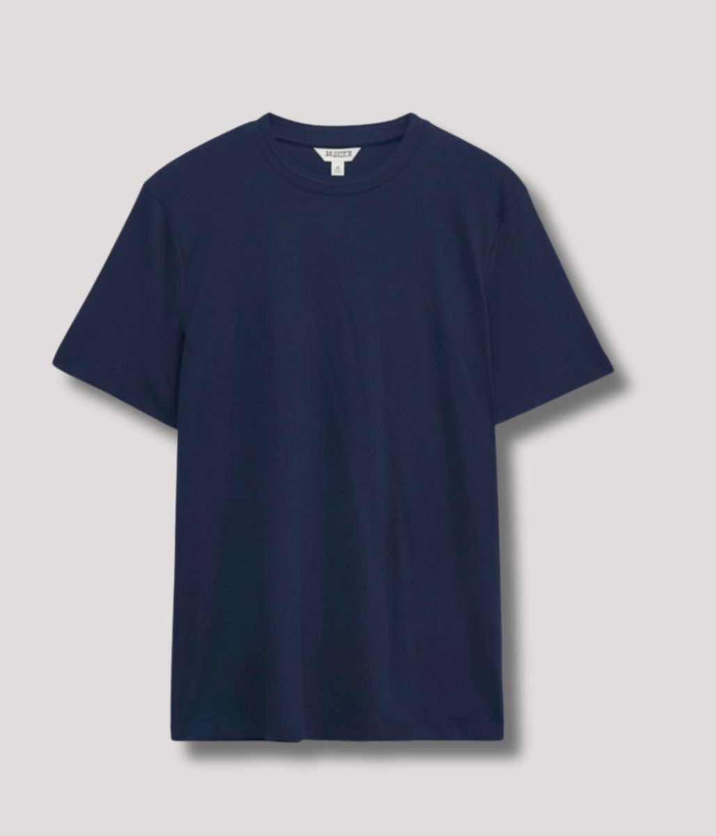 Navy Premium Cotton Mens T Shirt