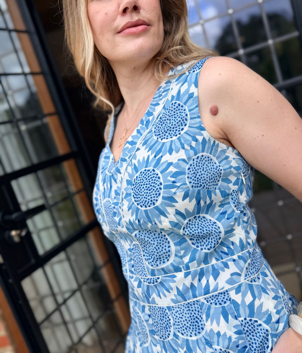 Ex Seasalt Blue Villa Garden Dress