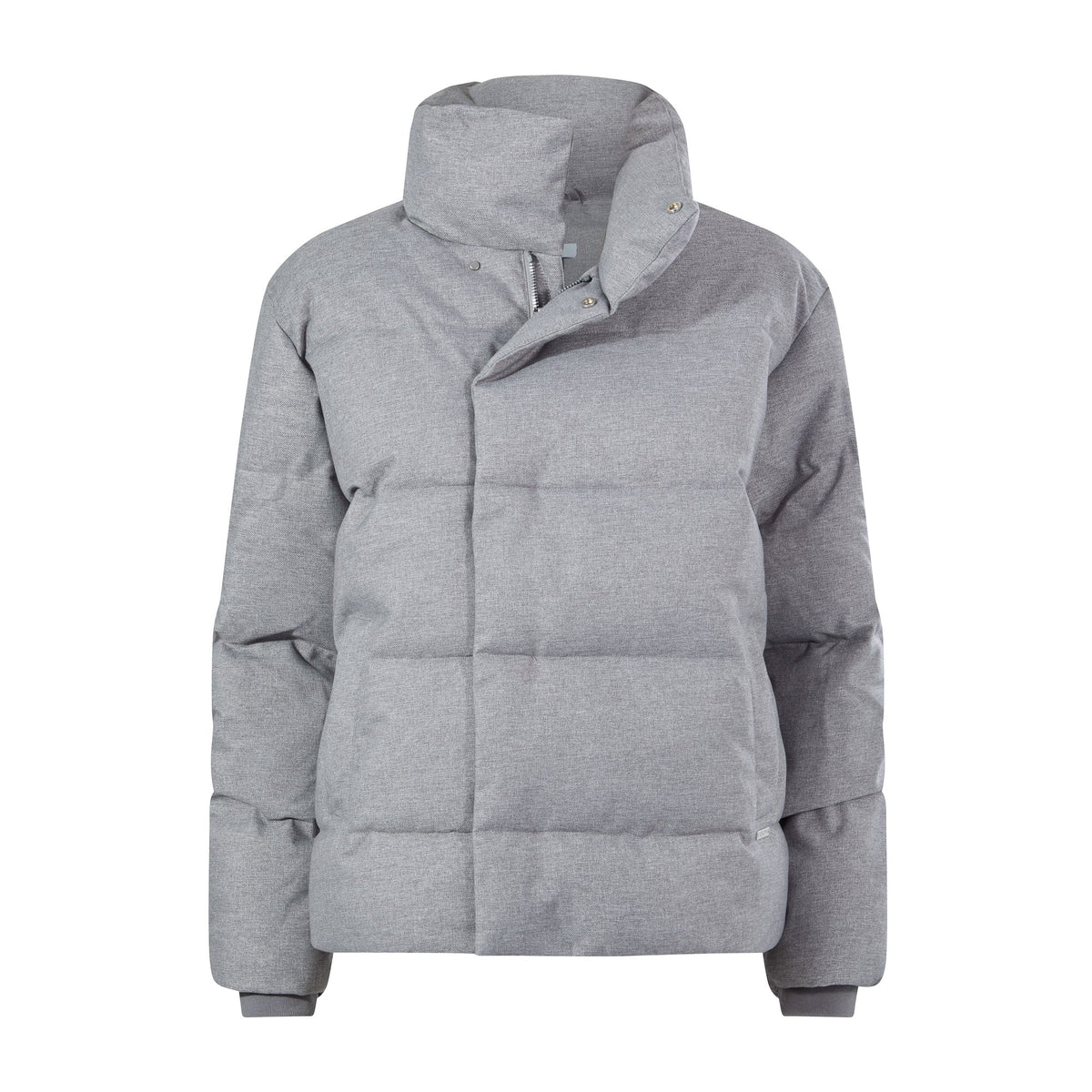 Allitt Womens Short Insulated Padded Jacket - Ice Grey Melange