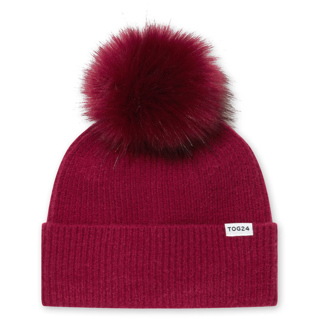 Anya Knit Hat - Washed Burgundy