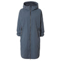 Banton Womens Oversized Shower Resistant Insulated Jacket - Washed Blue
