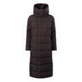 Bartlett Womens Longline Insulated Padded Coat - Chocolate Brown