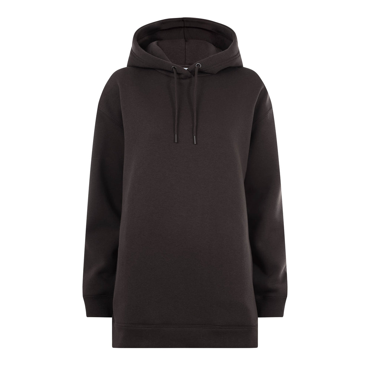 Betty Womens Longline Supersoft Hoody - Chocolate Brown
