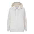 Bradshaw Womens Supersoft Sherpa Lined Zip Hoodie - Ice Grey Melange