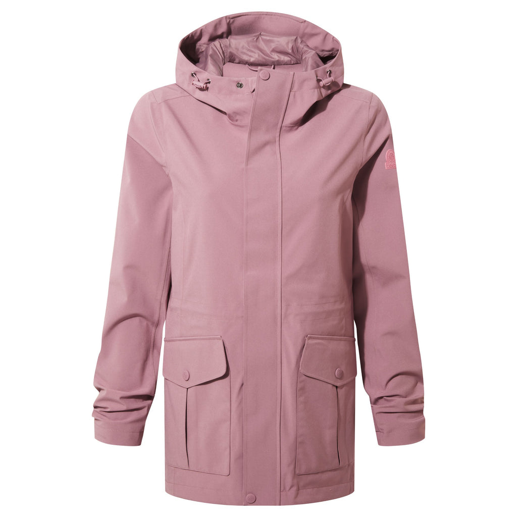 Burradon Womens Waterproof Jacket - Mauve
