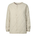 Cleadon Womens Relaxed Fit Shower Resistant Lightweight Insulated Jacket - Cool Beige