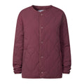 Cleadon Womens Relaxed Fit Shower Resistant Lightweight Insulated Jacket - Black Raspberry