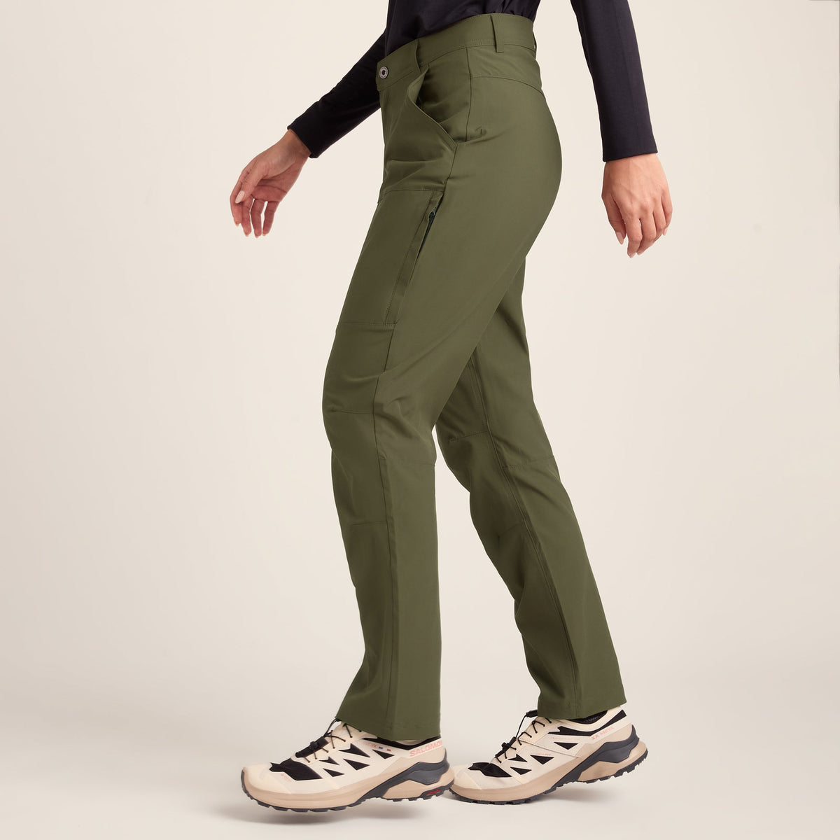 Denver Womens Walking Trousers Regular - Khaki