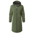 Enya Womens Longline Waterproof Softshell Jacket - Dark Green