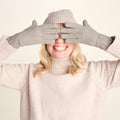 Georgia Supersoft Cable Knit Gloves - Simply Taupe