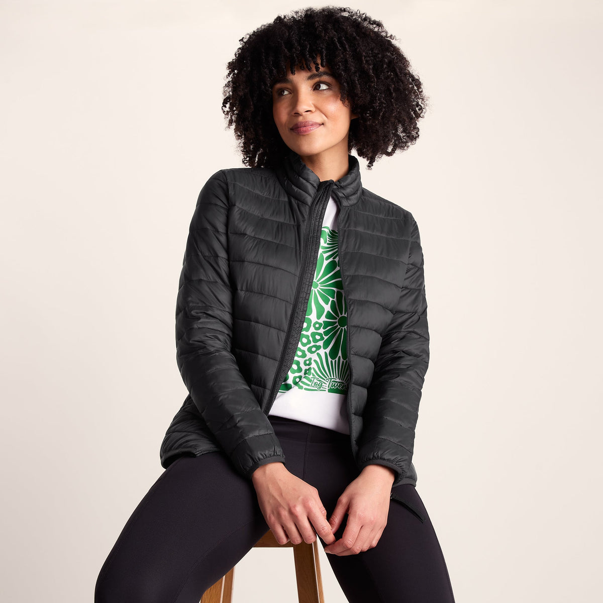 Gibson Womens Insulated Padded Jacket - Black