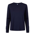 Kehlani Womens Long Sleeve Performance Top - Oxford Blue