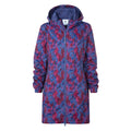 Kilnsey Womens Waterproof Jacket - Oxford Blue Abstract Print