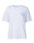 Lakeside Womens 100% Cotton Supersoft Relaxed Fit T-Shirt - Optic White