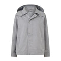 Robyn Womens Waterproof Short Trench Coat - Mid Grey Melange
