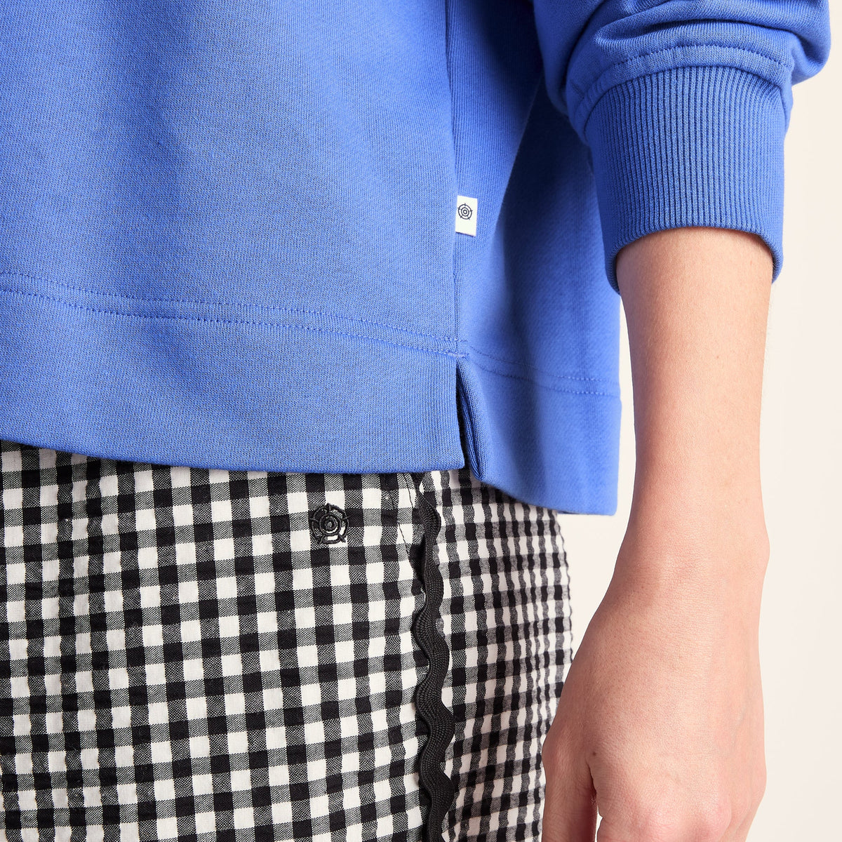 Samara Womens Relaxed Fit Supersoft Sweat - Cornflower Blue