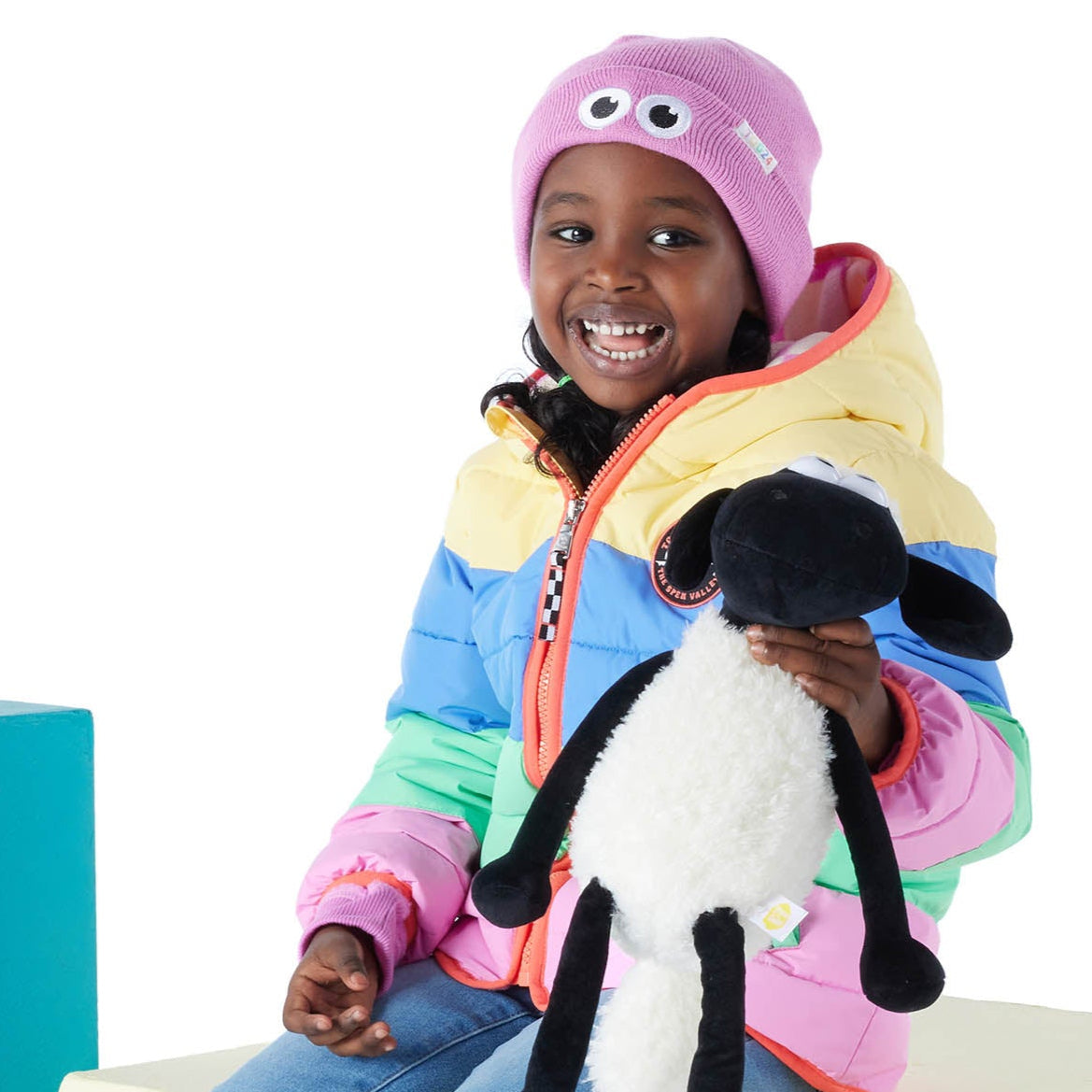 Uda Kids Shaun the Sheep Knit Hat - Piglet Pink