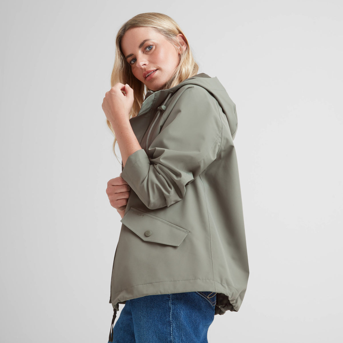 Vena Womens Waterproof Jacket - Pale Khaki