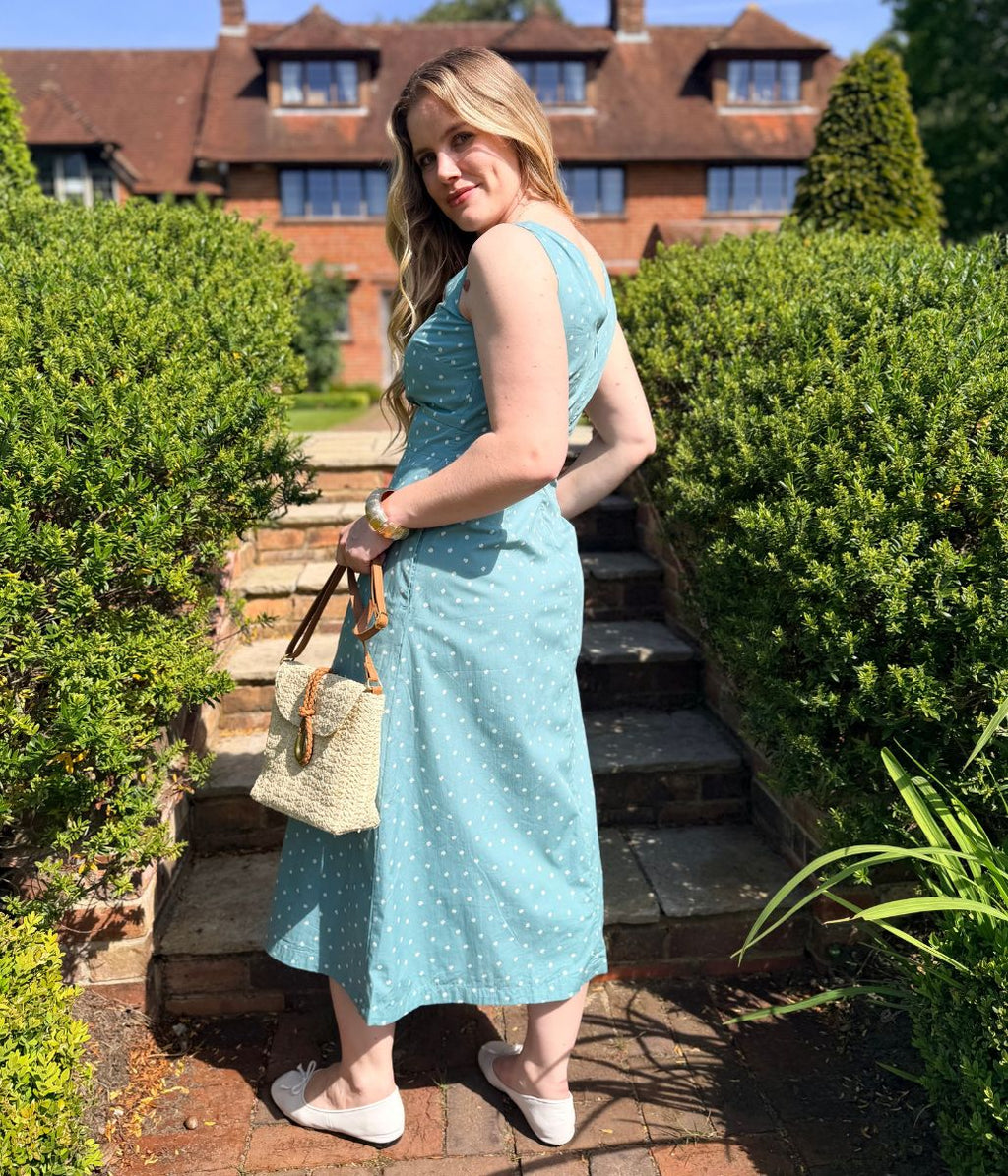 Ex Seasalt Dot Sky Beyond Dress