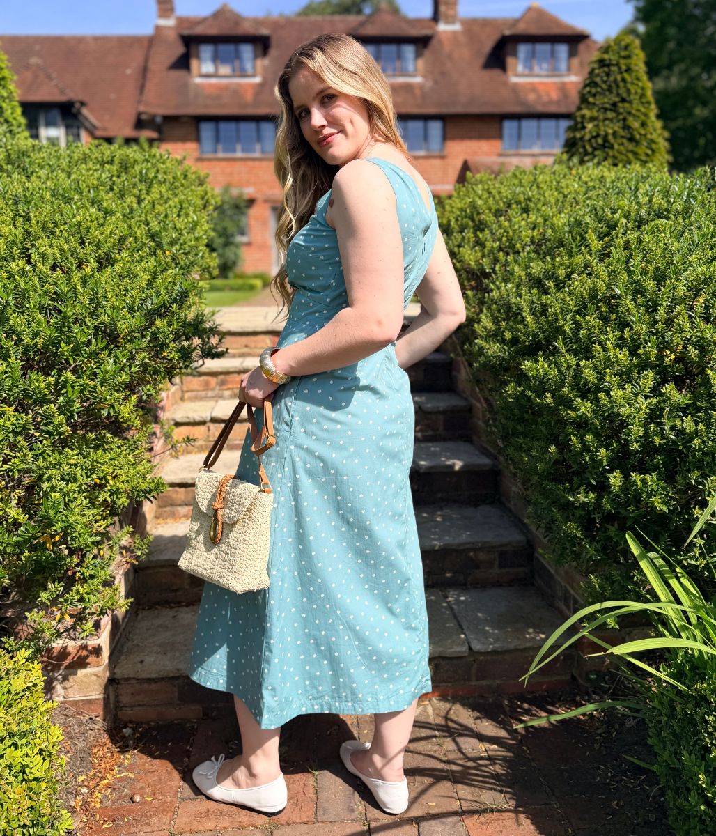 Ex Seasalt Dot Sky Beyond Dress