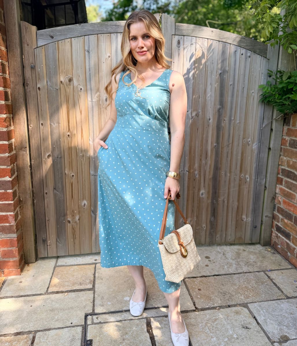 Ex Seasalt Dot Sky Beyond Dress