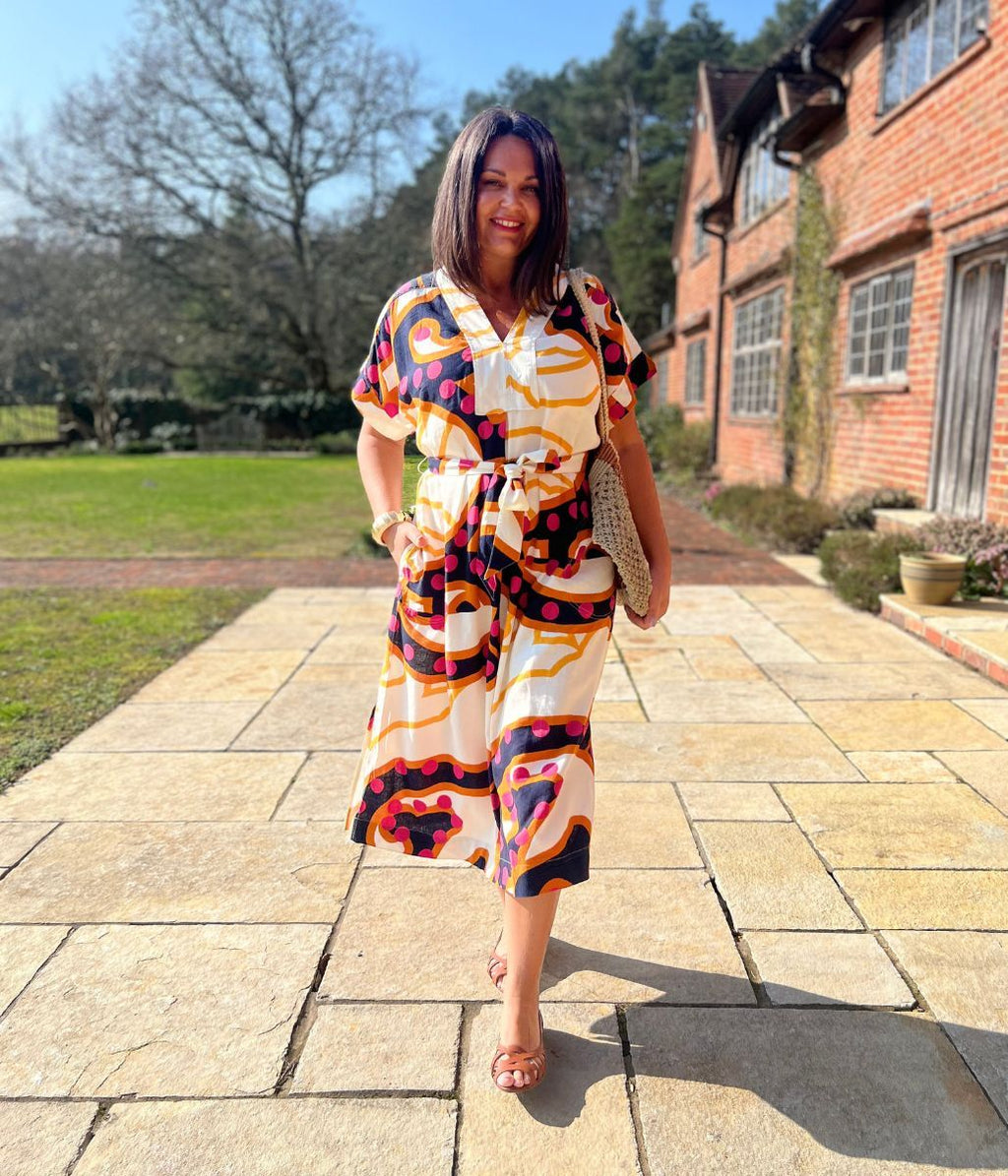 Marianne Linen Blend Midi Dress
