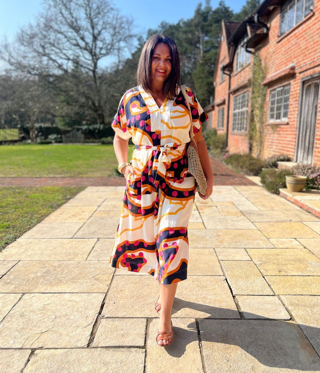 Marianne Linen Blend Midi Dress