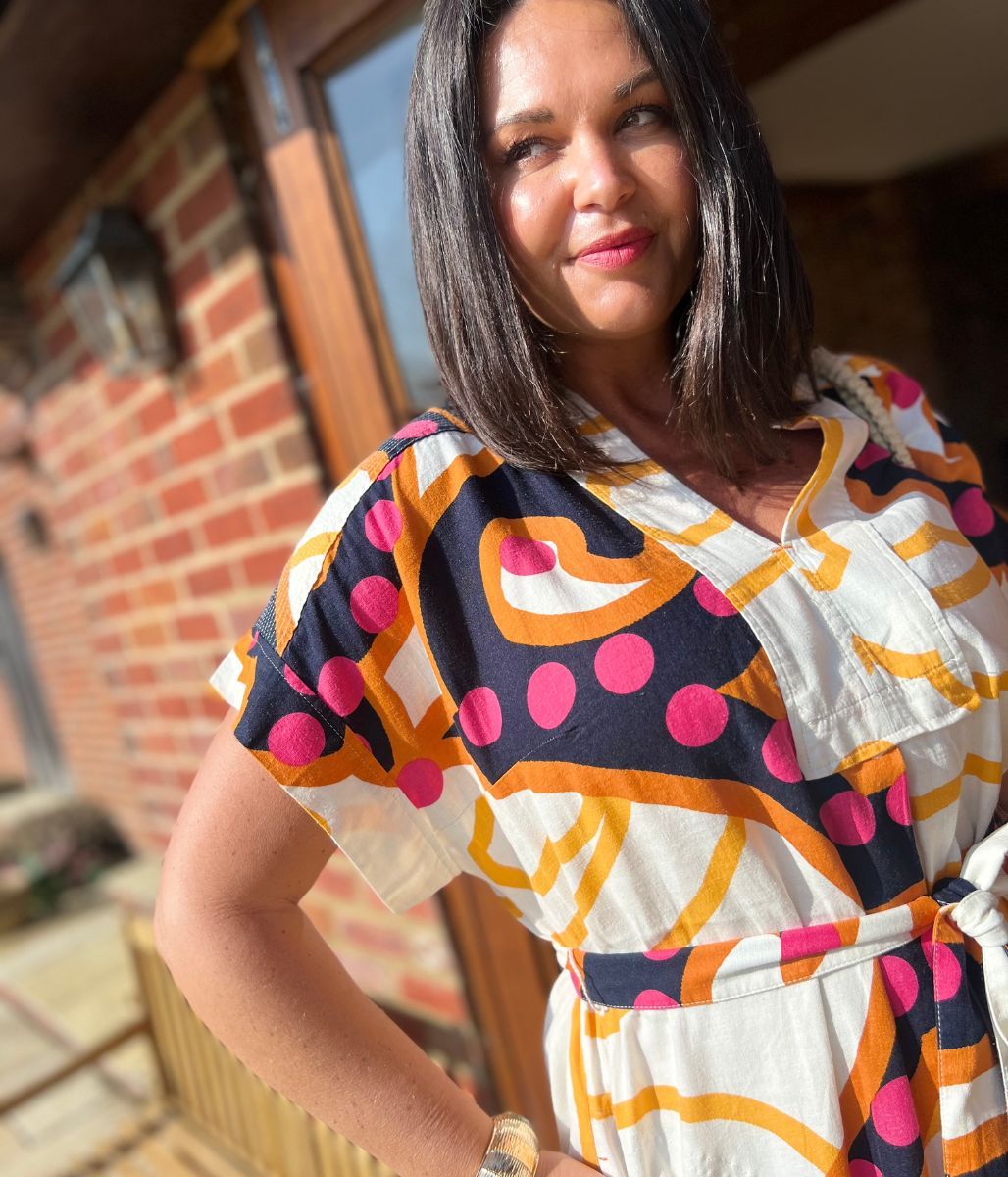 Marianne Linen Blend Midi Dress