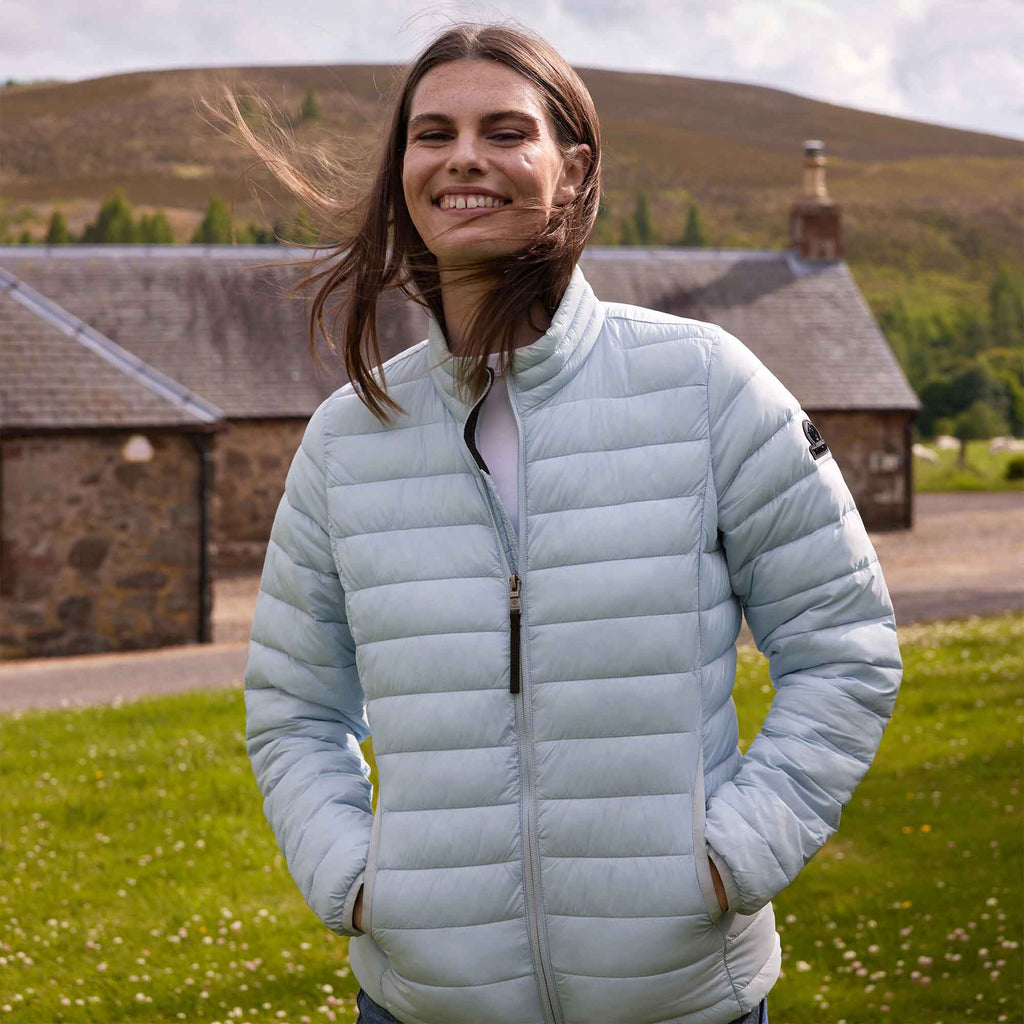 Gibson Womens Insulated Padded Jacket - Ice Blue