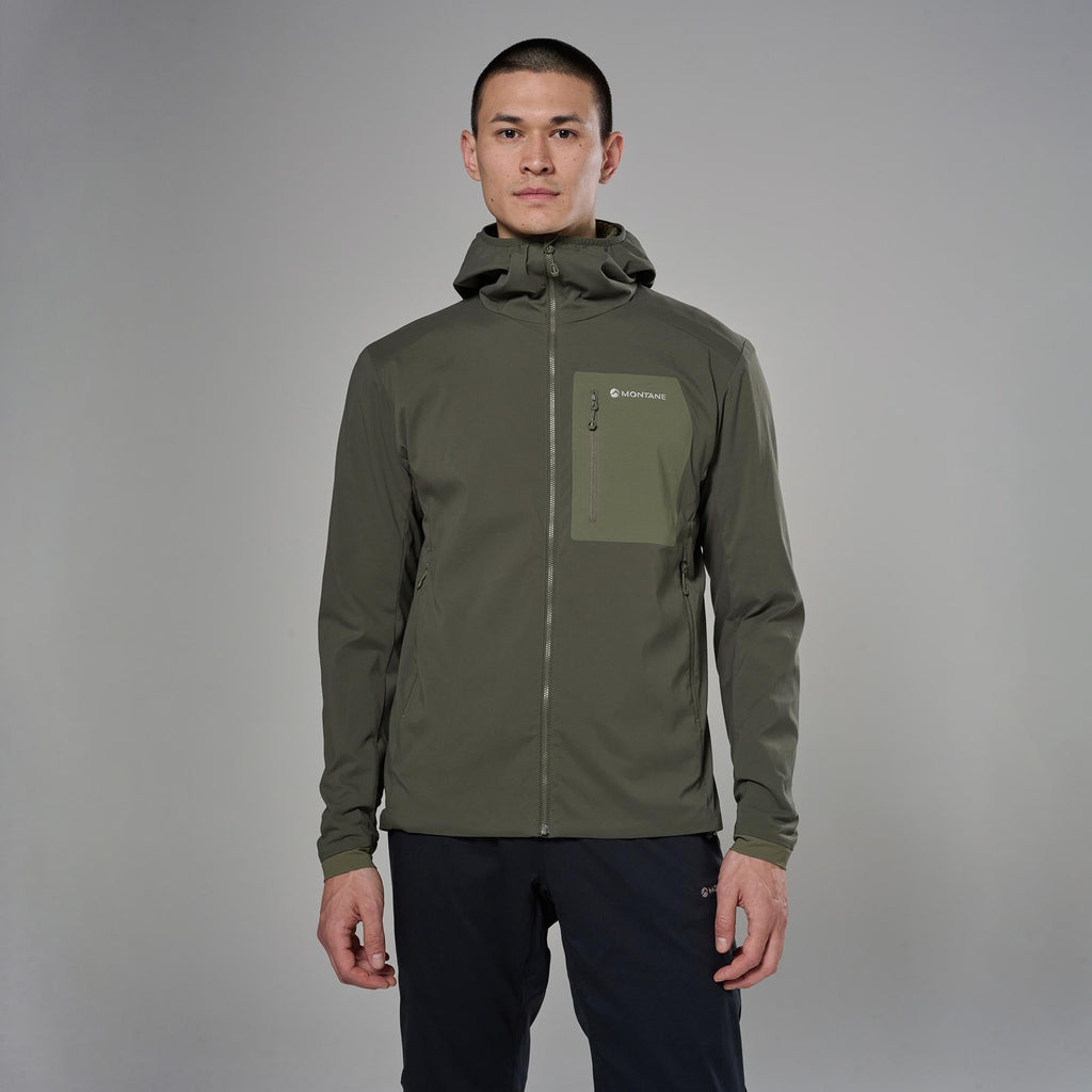 Montane Men's Khamsin Lite Hooded Softshell Jacket