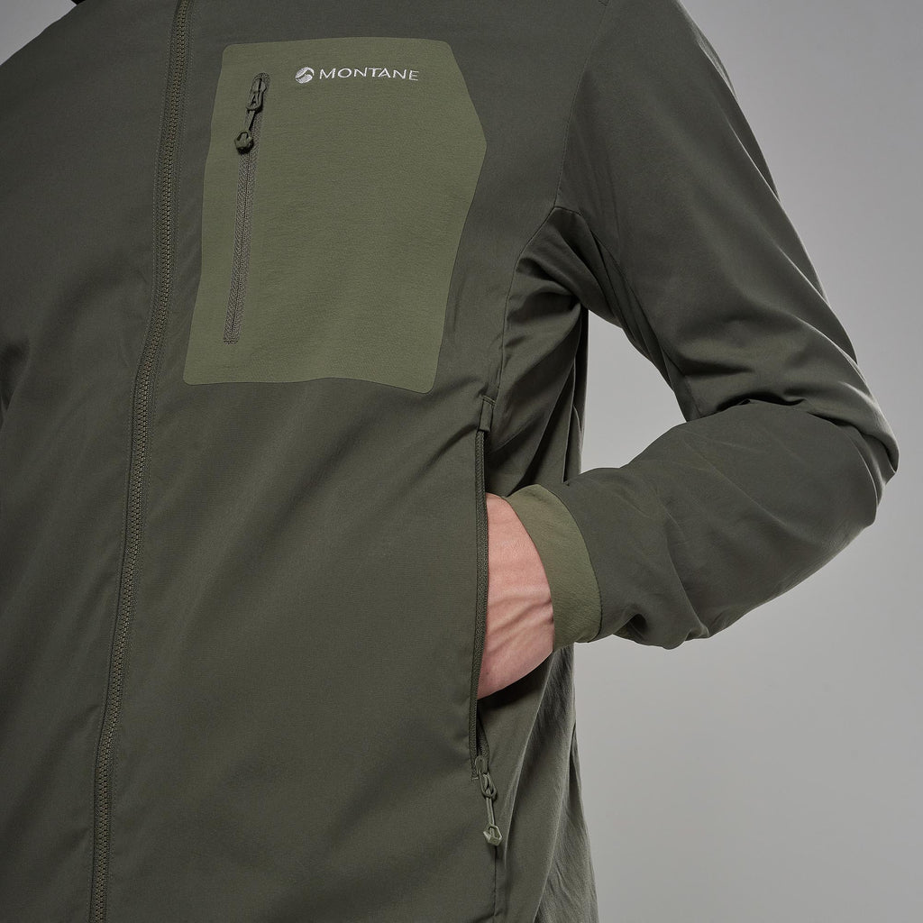 Montane Men's Khamsin Lite Hooded Softshell Jacket