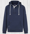 Lazy Jacks Mens Hooded Button Neck Sweatshirt