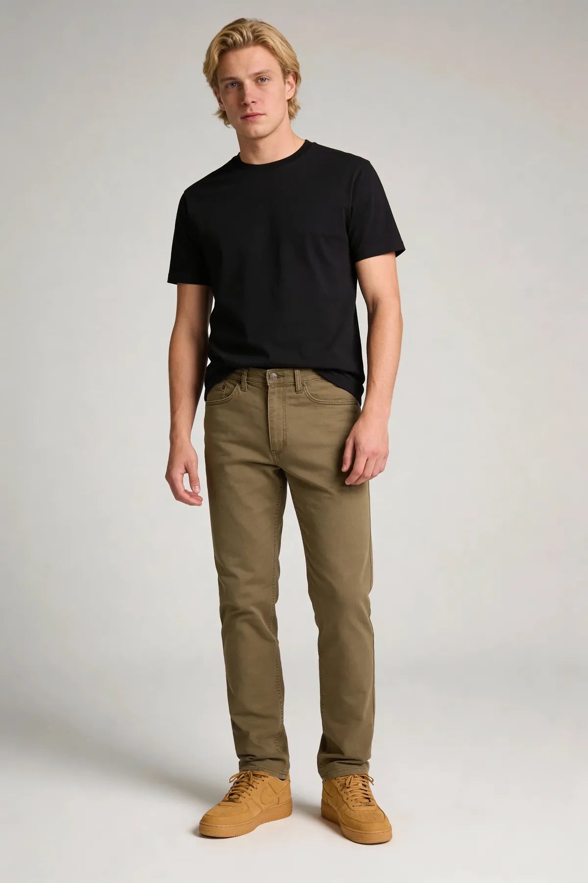 Regular Fit Straight Leg Jeans