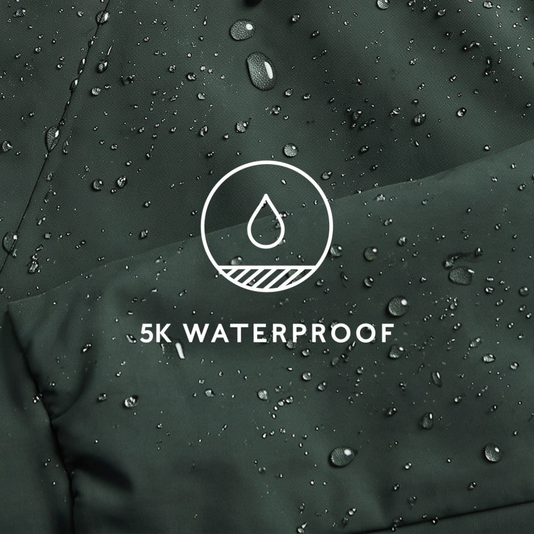 Uma Womens Waterproof Down Insulated Parka - Racing Green