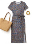 Black Ditsy Floral Dress
