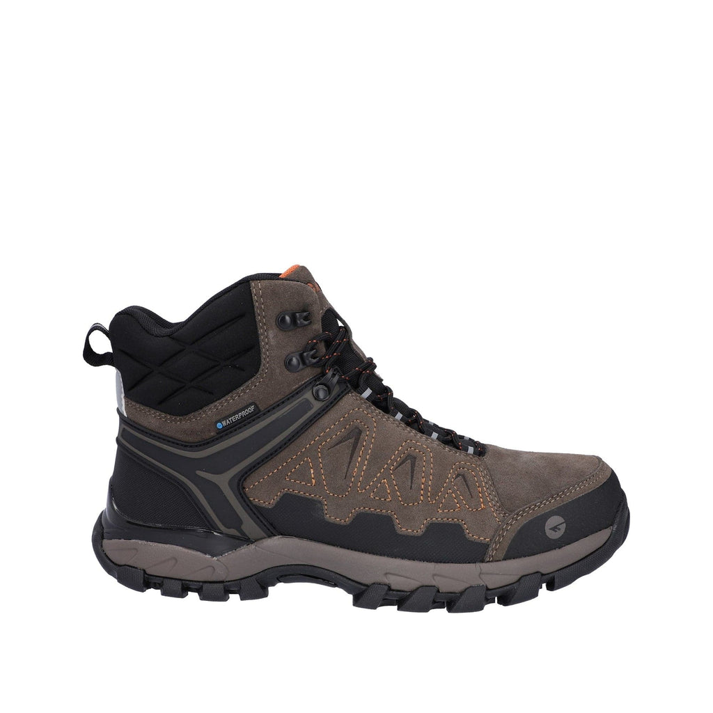 Hi-Tec V-Lite Explorer WP Mens Hiking Boots - Chestnut/Orange