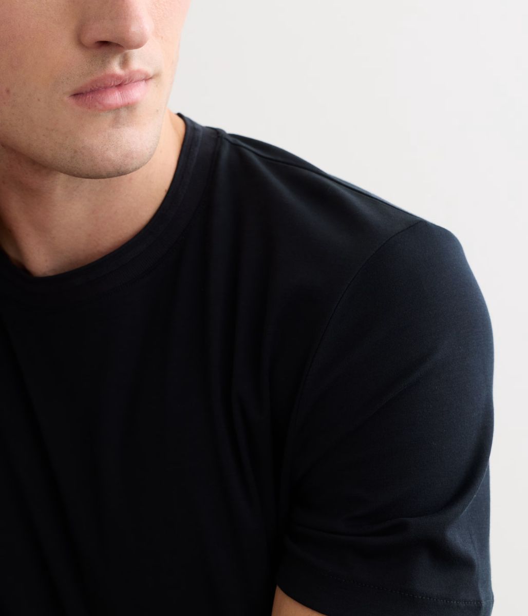 Navy Premium Cotton Mens T Shirt