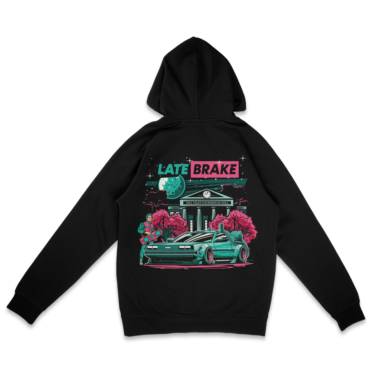 Late Brake Future Hoodie T-Shirt Car Enthusiast Tee