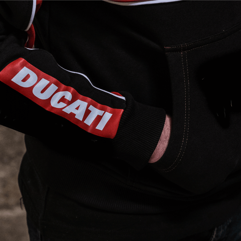 Milwaukee Ducati Teamwear Hoodie Official 2025 Heavyweight Fleece Lined