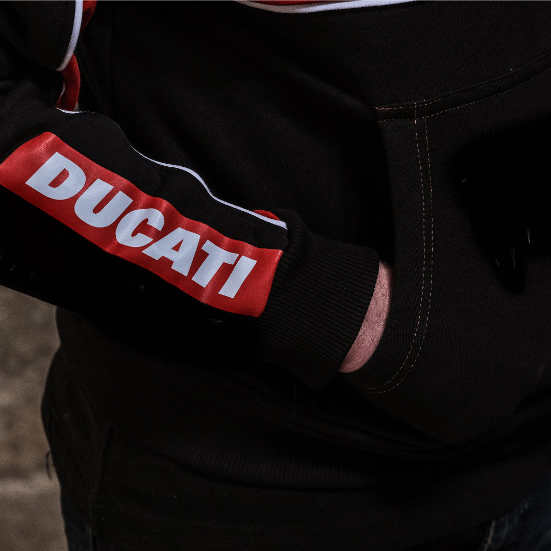 Milwaukee Ducati Teamwear Hoodie Official 2025 Heavyweight Fleece Lined